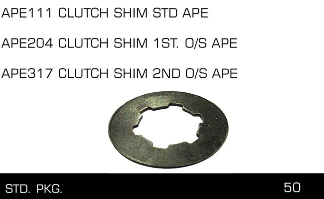 APE317 APE204 APE111 CLUTCH SHIM STD APE